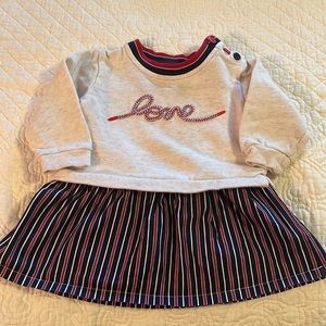 Fall weight sweatshirt, dress